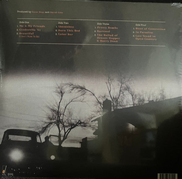 Image of Back Cover of 4845295S: 2xLP - FARM DOGS, Last Stand In Open Country (Discovery Records; 603497826155, Europe 2024, Bernie Taupin)   EX/EX