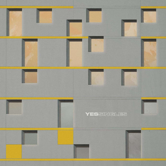 Image of Front Cover of 4845305S: LP - YES, Yessingles (Atlantic; 081227820794, Europe 2023, Inner, Yellow Translucent with Orange & Black Vinyl) Opened Instore, Still In Stickered Shrinkwrap  EX/EX