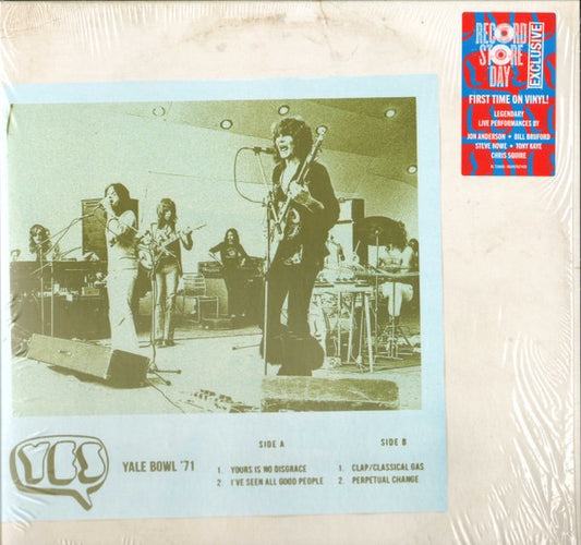 Image of Front Cover of 4815498C: LP - YES, Yale Bowl '71 (Rhino Records; R1 726093, Europe 2024) Still In Opened Shrinkwrap With Hype Sticker  EX/VG+