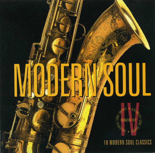 Image of Front Cover of CD - VG+/VG+ - VARIOUS, Modern Soul 4 (Goldmine Soul Supply; GSCD57, UK 1995, Jewel Case, Booklet), ,  - 4835298E