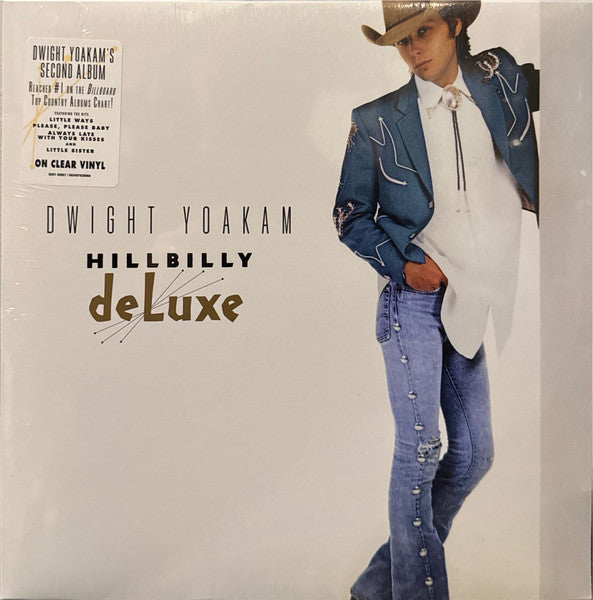 Image of Front Cover of LP - EX/EX - DWIGHT YOAKAM, Hillbilly DeLuxe (Rhino Records; R1 25567, US 2024 Reissue, Inner, Clear Vinyl), Opened Instore, Still In Stickered Shrinkwrap,  - 4945003S