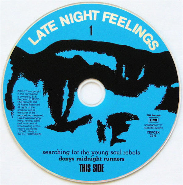 Image of Label Cover of 4935017E: 2xCD - DEXYS MIDNIGHT RUNNERS, Searching For The Young Soul Rebels (Late Night Feelings; CDPCSX 7213, Europe 2010, Double Digipak, Booklet)   VG/VG