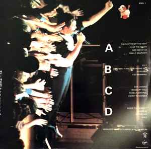 Image of Back Cover of 2xLP - VG/VG+ - PETER GABRIEL, Plays Live (Charisma; PGDL 1, UK 1980s Reissue), ,  - 2626147E