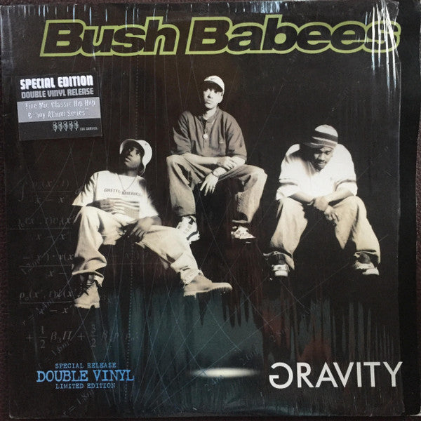Image of Front Cover of 4925025E: 2xLP - BUSH BABEES, Gravity (Warner Bros. Records; 9362-46446-1, Germany 1996) Sleeve has edgewear and creasing.   VG/VG+