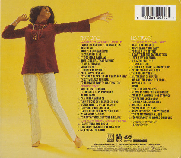 Image of Back Cover of 4955008S: 2xCD - BLINKY, Heart Full Of Soul: The Motown Anthology (Real Gone Music; RGM-0852, US 2019, Double Digipak)   VG+/VG+
