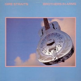 Image of Front Cover of 4925062E: LP - DIRE STRAITS, Brothers In Arms (Vertigo; VERH 25, UK 1985, Inner, "Pounda Tape" Side 1, No "MASTERDISK" on Runouts. Pink Barcode) edg  G+/G