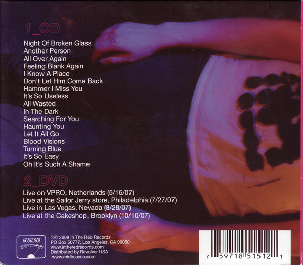 Image of Back Cover of 4935052E: 2xCD - JAY REATARD, Singles 06-07 (In The Red Recordings; ITR 151, US 2008, Double Digipak, Booklet)   VG+/VG+