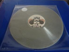 Image of Front Cover of 4925035E: LP - LITTLE DRAGON, Little Dragon (Peacefrog Records; PFG110XX, UK 2012 Reissue, Clear Plastic Stickered Sleeve, Limited Edition Clear Gray vinyl)   /VG