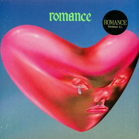 Image of Front Cover of 4915020C: LP - FONTAINES D.C., Romance (XL Recordings; XL1436LP, Worldwide 2024, Inner & Insert) Still In Opened Shrinkwrap With Hype Sticker  EX/VG+