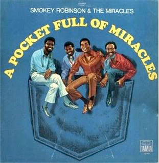 Image of Front Cover of 4825276E: LP - SMOKEY ROBINSON & THE MIRACLES, A Pocket Full Of Miracles (Tamla ; TS 306, Canada 1970, Pasteback Sleeve) Strong VG+, Cut-out (Hole punched)  VG/VG+