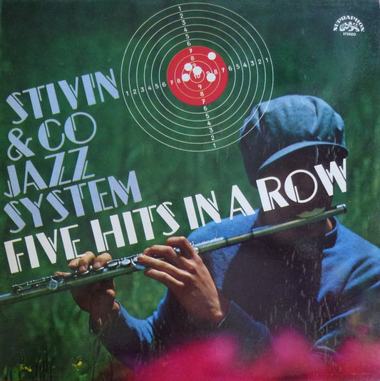 Image of Front Cover of LP - VG+/VG+ - STIV N & CO JAZZ SYSTEM, Five Hits In A Row (Supraphon ; 1115 1229, Czechoslovakia 1986 Reissue, Laminated Sleeve), ,  - 4825275E