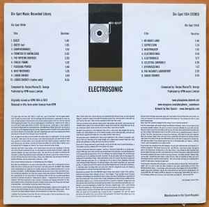 Image of Back Cover of 4945059S: LP - DON HARPER (2), LI DE LA RUSSE, NIKKI ST. GEORGE, Electrosonic (Glo-Spot; Glo-Spot 1104, UK 2008 Reissue, Blue Vinyl, Ltd to 500)   VG+/VG+