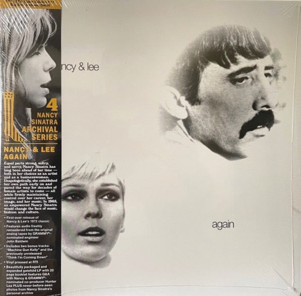 Image of Front Cover of 4915030C: LP - NANCY SINATRA & LEE HAZLEWOOD, Nancy & Lee Again (Light In The Attic; LITA 199-1, US 2023 Reissue, Gatefold, Booklet, With OBI) Still In Opened Shrinkwrap  EX/VG+
