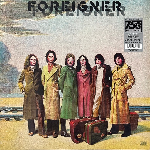 Image of Front Cover of 4915035C: LP - FOREIGNER, Foreigner (Atlantic; RCV1 19109, USA & Europe 2023 Reissue, Inner, Crystal Clear Vinyl) Still In Opened Shrinkwrap With Hype Sticker  EX/EX