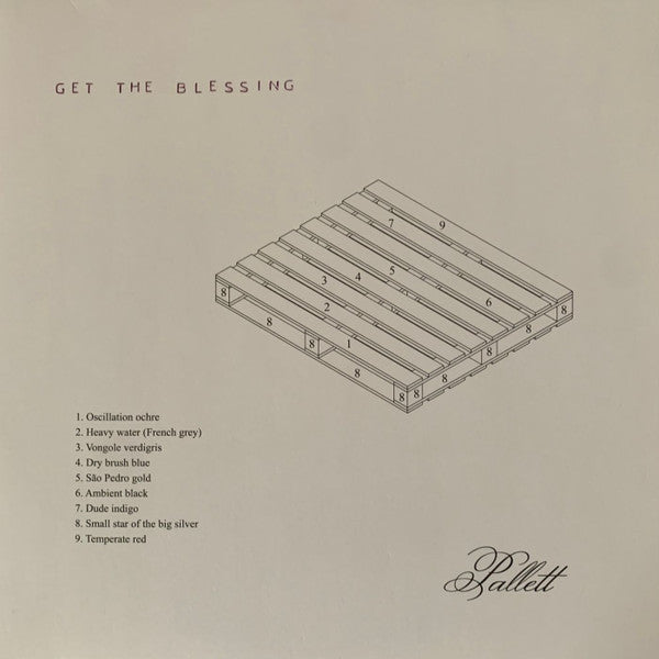 Image of Front Cover of LP - VG+/G+ - GET THE BLESSING, Pallett (All Is Yes; AIY001LP, UK 2023, Picture Sleeve), Lots of hairlines, light scuffs and storage marks.,  - 4915106C