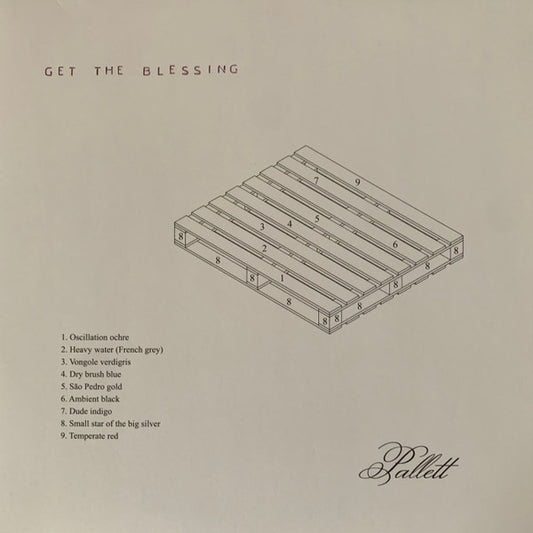 Image of Front Cover of LP - VG+/G+ - GET THE BLESSING, Pallett (All Is Yes; AIY001LP, UK 2023, Picture Sleeve), Lots of hairlines, light scuffs and storage marks.,  - 4915106C