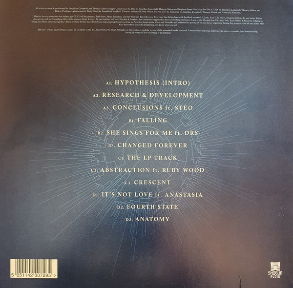 Image of Back Cover of 4945114S: 2xLP - GLXY, Research & Development (Shogun Audio; SHA167, UK 2020)   VG+/VG+