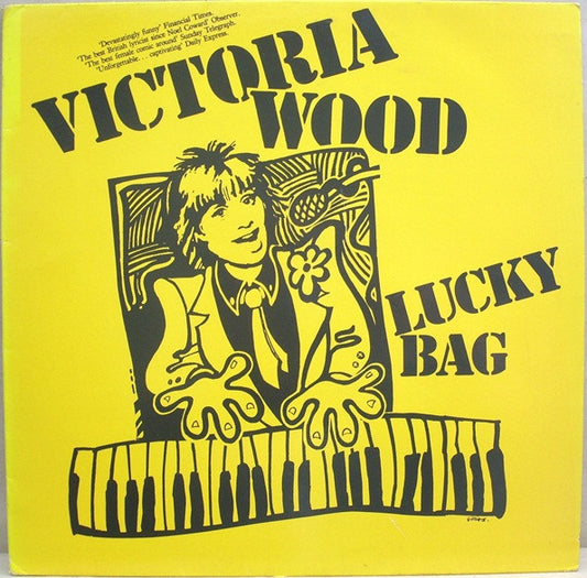 Image of Front Cover of 4915118C: LP - VICTORIA WOOD, Lucky Bag (Elecstar; VCLP 001, UK 1983) Sticker ghost to sleeve varnish.  VG/VG