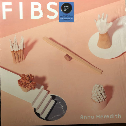 Image of Front Cover of 4915119C: LP - ANNA MEREDITH, Fibs (Moshi Moshi Records; MOSHILP95X, UK 2019, Inner, "Winter Wind" Blue Vinyl)   VG+/VG+