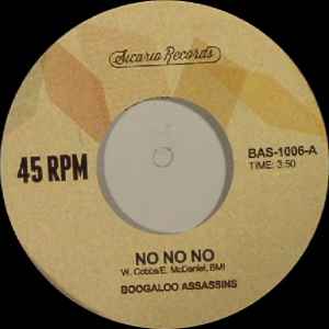 Image of Front Cover of 4955051S: 7" - BOOGALOO ASSASSINS, No No No / Evil Ways (Sicario Records; BAS-1006, US 2013, Plain sleeve)   /EX