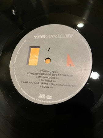 Image of Label Cover of 2xLP - NEW/NEW - YES, Yessingles (Atlantic; 603497831692, US 2023, Compilation), ,  - 4835253E