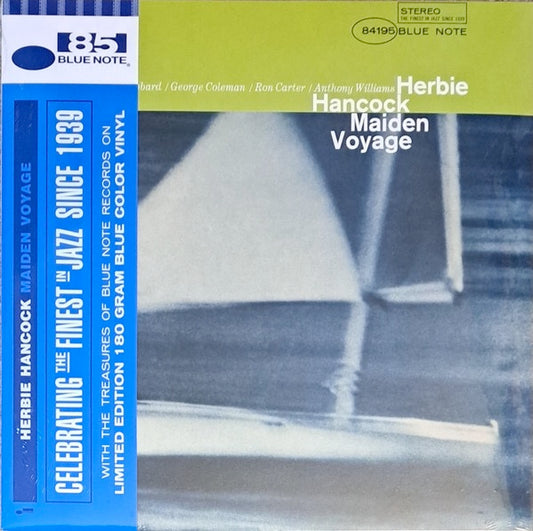 Image of Front Cover of LP - NEW/NEW - HERBIE HANCOCK, Maiden Voyage (Blue Note; 84195, Worldwide 2024 Reissue, Blue Vinyl, With Obi), ,  - 1336418E