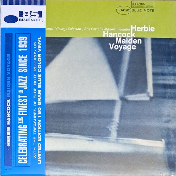 Image of Front Cover of LP - NEW/NEW - HERBIE HANCOCK, Maiden Voyage (Blue Note; 84195, Worldwide 2024 Reissue, Blue Vinyl, With Obi), ,  - 1336418E