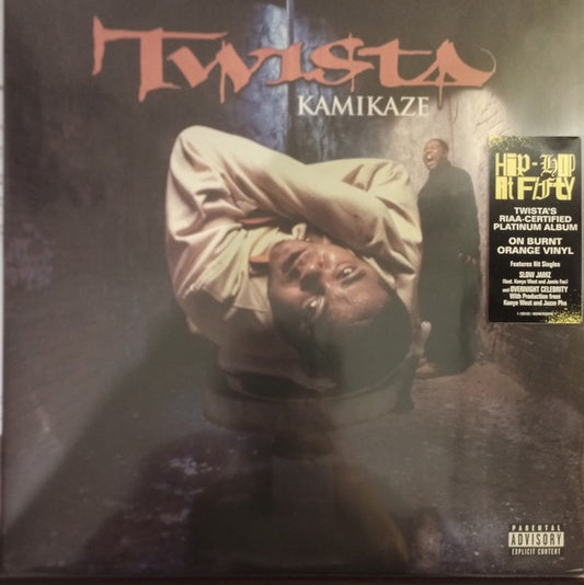 Image of Front Cover of 4835256E: LP - TWISTA, Kamikaze (Atlantic; 1-725122 / 603497832040, Europe 2023 Reissue, Gatefold, Insert, Orange [Burnt Orange] Vinyl)   NEW/NEW