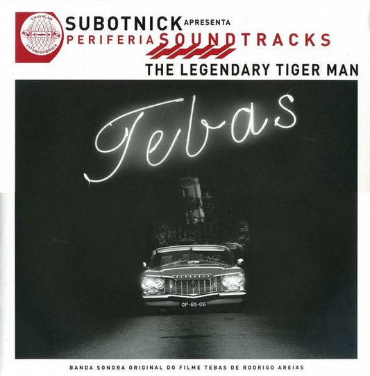 Image of Front Cover of LP - VG+/VG+ - THE LEGENDARY TIGER MAN, Tebas (Subotnick Enterprises ; SUB011, Portugal 2009, Poster Sleeve In Stickered Plastic Outer), Slight Fogging To Disk, Limited Edition No 026/600,  - 4925213E