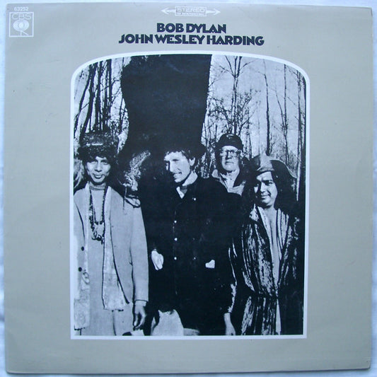 Image of Front Cover of 4945196S: LP - BOB DYLAN, John Wesley Harding (CBS; 63252, Portugal 1979 Reissue, Glossy Sleeve)   VG/VG