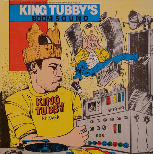 Image of Front Cover of 4915207C: LP - KING TUBBY, King Tubby's Boom Sound Vol. 4 (Prophet Record; none, Jamaica 	, Blue Labels) Sleeve has light wear only. Disc has a fair few light marks but plays well.  VG/G+