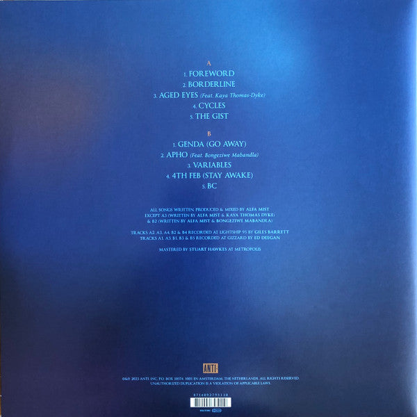 Image of Back Cover of LP - NEW/NEW - ALFA MIST, Variables (Anti-; 279513, Europe 2023, Gatefold, Insert, Deluxe Limited Edition ), ,  - 2756099S