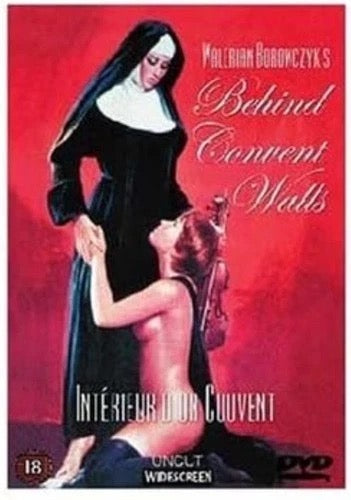 Image of Front Cover of 4915241C: DVD - WALERIAN BOROWCZYK, Behind Convent Walls (Nouveaux Pictures; NPD1015, Europe 2003 Reissue)   VG+/VG