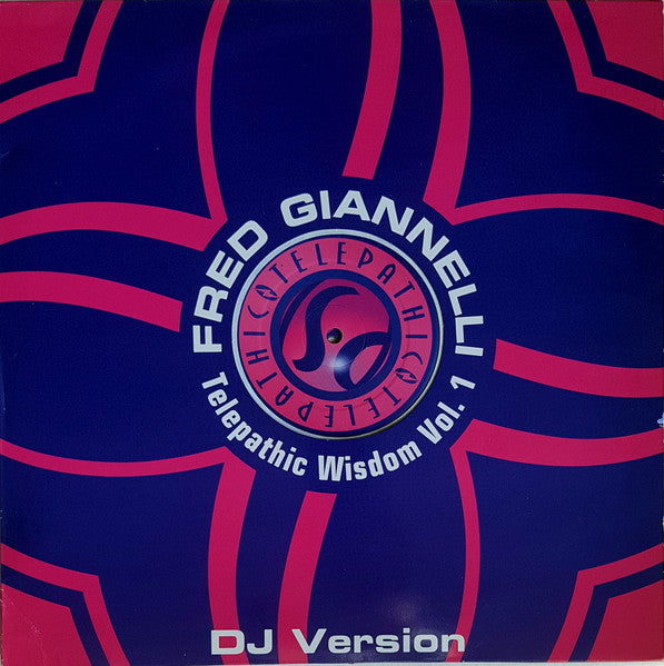 Image of Front Cover of 4945150S: 2x12" - FRED GIANNELLI, Telepathic Wisdom Vol. 1 (DJ Version) (Superstition ; SUPERSTITION 2025 DLP, Germany 1994, Die Cut Company Sleeve)   VG/VG