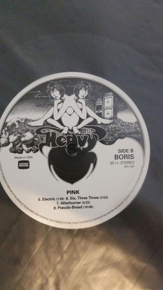 Image of Label Cover of 4925317E: 3xLP - BORIS, Pink (Sargent House; SH-161, USA, Canada & Europe 2016 Reissue, Envelope Sleeve, Insert, Limited Deluxe Edition)   VG+/EX