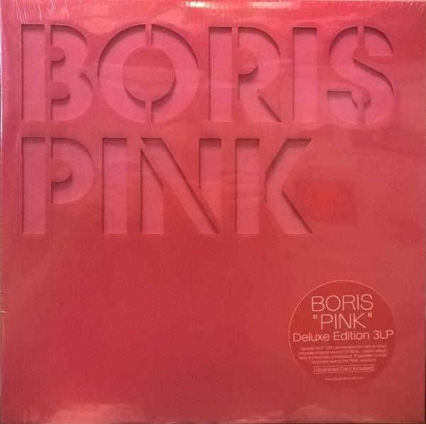 Image of Front Cover of 4925317E: 3xLP - BORIS, Pink (Sargent House; SH-161, USA, Canada & Europe 2016 Reissue, Envelope Sleeve, Insert, Limited Deluxe Edition)   VG+/EX