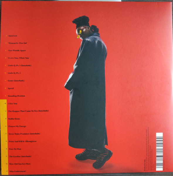 Image of Back Cover of 4925325E: 2xLP - LITTLE SIMZ, Sometimes I Might Be Introvert (Age 101 Music; AGE101002LP, UK 2021, Gatefold, Limited Edition Red Translucent vinyl)   VG+/VG+