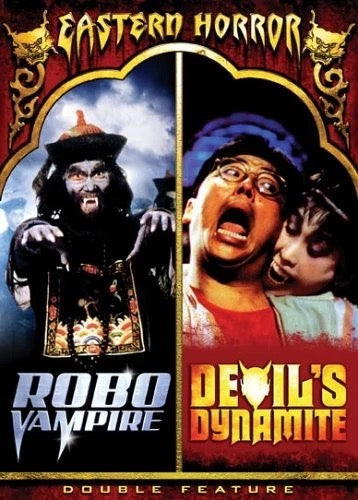 Image of Front Cover of 2xDVD - VG+/VG+ - JOE LIVINGSTONE, Eastern Horror: Robo Vampire / Devil's Dynamite (Deimos; 46789-9, US 2006, Slipcase, Region 1 US), ,  - 4935219E