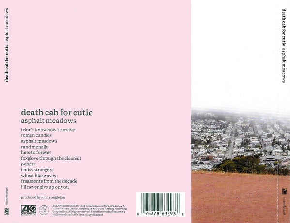 Image of Back Cover of 4915376C: CD - DEATH CAB FOR CUTIE, Asphalt Meadows (Atlantic; 075678632938, US 2022, Jewel Case)   VG+/VG+