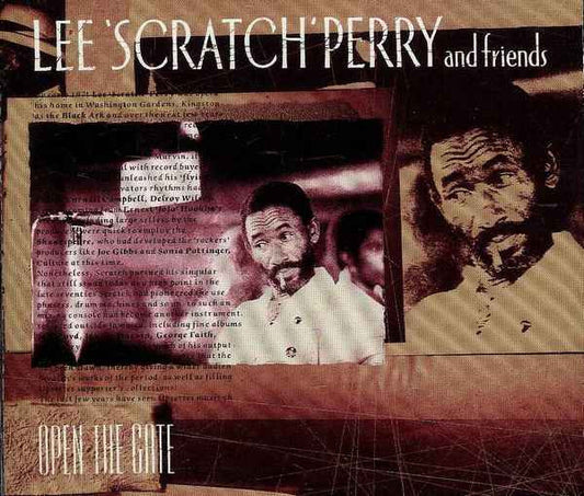 Image of Front Cover of 4935236E: 2xCD - LEE 'SCRATCH' PERRY AND FRIENDS*, Open The Gate (Trojan Records; CDPRY 2, UK 1989, Double CD Case, Booklet)   VG/VG+