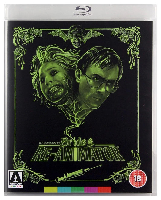 Image of Front Cover of 4935233E: 2xBlu-Ray - BRIAN YUZNA, Bride of Re-Animator (Arrow Video; FCD1215, Europe , Booklet, DVD + Blu ray)   VG+/VG+