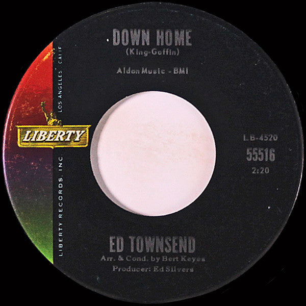 Image of Back Cover of 7" - /VG - ED TOWNSEND, Tell Her / Down Home (Liberty; 55516, US 1962), ,  - 4915385C