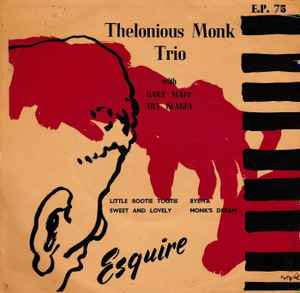 Image of Front Cover of 4955224S: 7" EP - THELONIOUS MONK TRIO, Thelonious Monk Trio (Esquire; EP 75, UK 1955, Picture sleeve) Wear to edges of cover.  G+/VG+