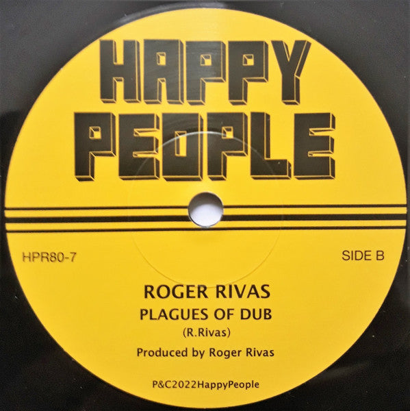 Image of Label Cover of 7" - EX/EX - ROGER RIVAS, 10 Plagues (Happy People; HPR80-7, UK 2022, Company Sleeve, Limited Edition of 199), No: 128 of 199.,  - 4955240S