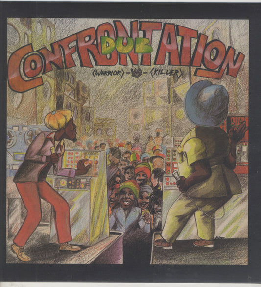 Image of Front Cover of 5035095E: LP - JAH SHAKA VS FATMAN, Dub Confrontation Shaka (Warrior) Vs Fatman (Killer) (Unity sounds; UNLP-001, UK 2025 Reissue)   NEW/NEW