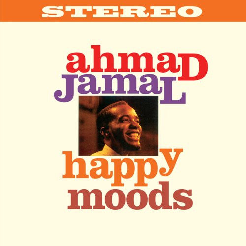 Image of Front Cover of 4915447C: LP - AHMAD JAMAL, Happy Moods (Wax Time; LP771915, Europe 2014 Reissue, 180g Vinyl) Light creases on sleeve. Stickered shrink  VG/EX