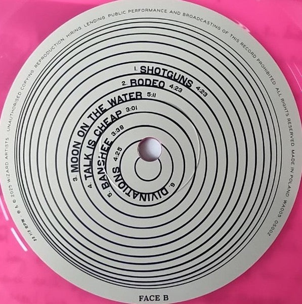 Image of Label Cover of 4935169E: LP - ORACLE SISTERS, Divinations (Wizard Artists; WA005. OS002,  2025, Gatefold, Pink Vinyl)   NEW/NEW