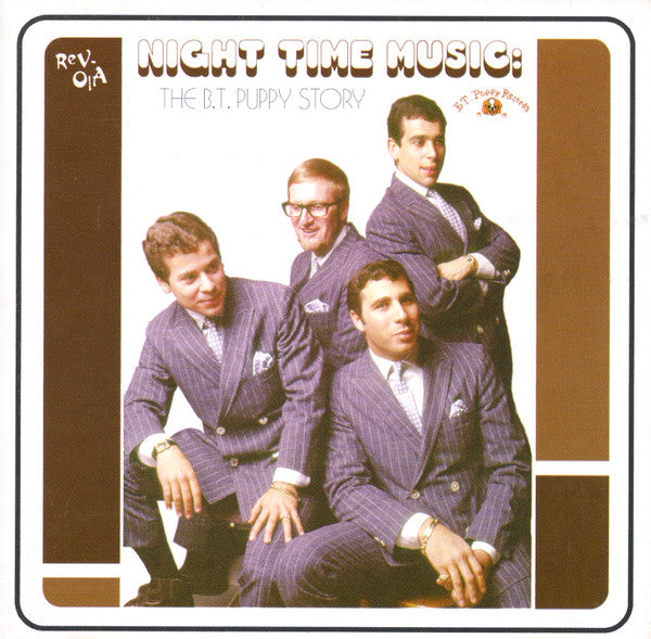 Image of Front Cover of 4915450C: CD - VARIOUS, Night Time Music: The B.T. Puppy Story (Rev-Ola Phantom Jukebox Vol. II) (Rev-Ola; CR REV 38, UK 2003, Jewel Case, Fold out Insert)   VG+/VG+