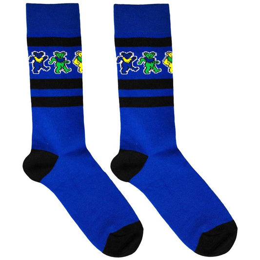 Image of Front Cover of Accessories - NEW/NEW - GRATEFUL DEAD, Blue Dancing Bears Socks (, UK ), ,  - 0416047C