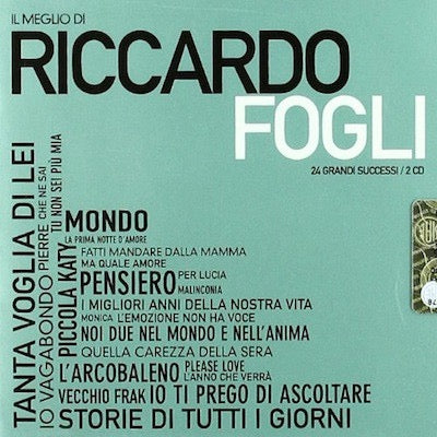 Image of Front Cover of 4915363C: 2xCD - RICCARDO FOGLI, Il Meglio Di Riccardo Fogli (Nar International; NAR 107112, Italy 2011, Double CD Case)   VG+/VG+